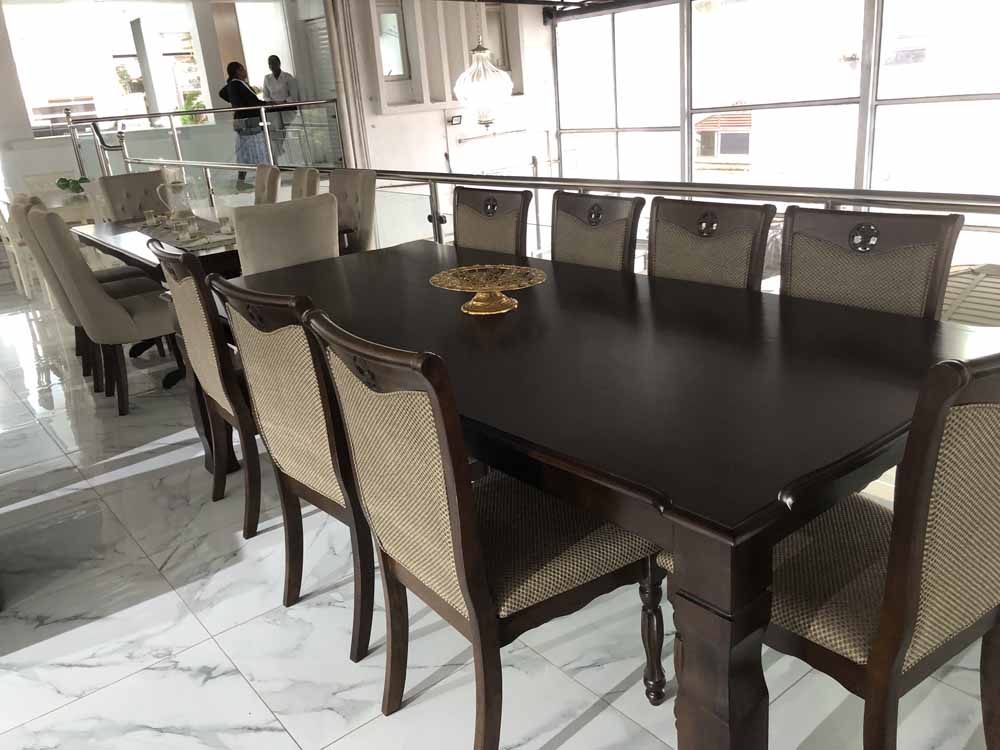 Dining Tables for Sale in Kampala Uganda. Baker's Home Collections other services include: Fabric furniture, wood furniture, home furnishing, home decor, home ware, bath products, lighting and chandeliers, hotel furniture and office furniture. Baker's Home Collections is the leading supplier of furniture and home furnishing products in Kampala Uganda, East Africa. furnitureug.com