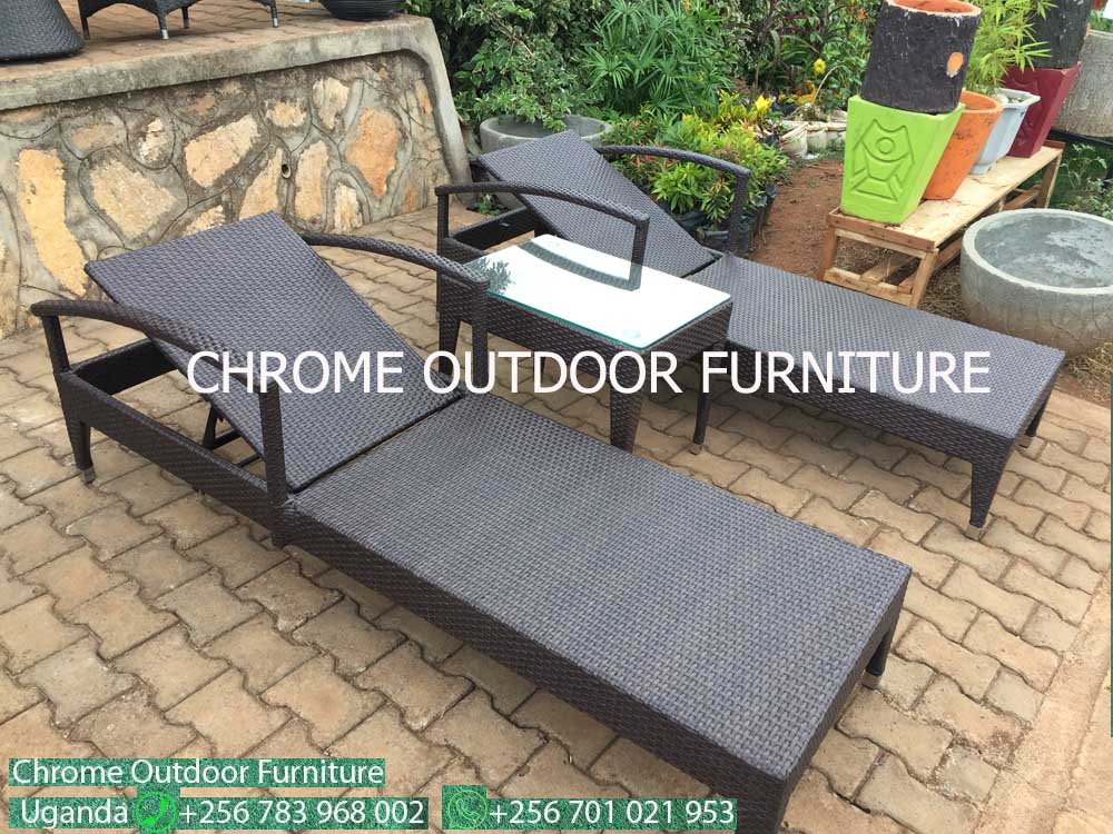 Outdoor Furniture for Sale in Kampala Uganda. Rattan Patio/Garden, Home, Hotel, Restaurant, Bar Outddor Furniture in Uganda. Chrome Outdoor Furniture Ltd Makes Outdoor/Garden/Patio Furniture in Categories of: Chairs, Dining Tables, Sofa Sets, Coffee Tables, Dining Chairs, Flower Vases, Sun Loungers, Outdoor Beds. Chrome Outdoor Furniture Ltd, Leading Furniture Manufacturer And Supplier of Quality Garden And Outdoor Furniture Products in Kampala Uganda, East Africa. furnitureug.com