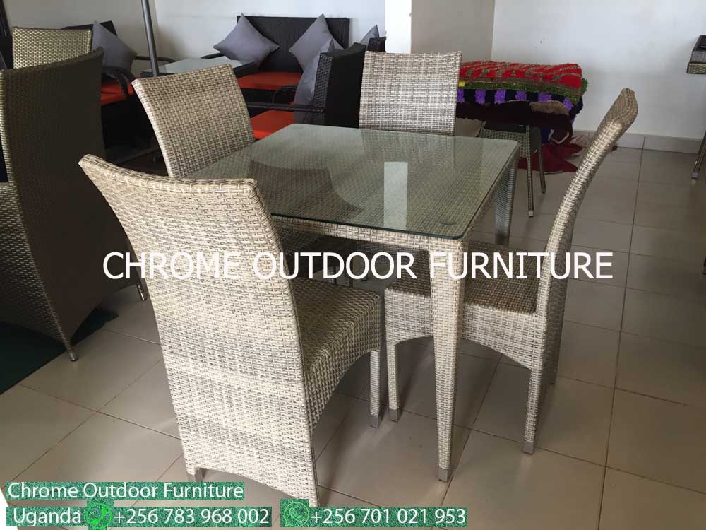 Outdoor Furniture for Sale in Kampala Uganda. Rattan Patio/Garden, Home, Hotel, Restaurant, Bar Outddor Furniture in Uganda. Chrome Outdoor Furniture Ltd Makes Outdoor/Garden/Patio Furniture in Categories of: Chairs, Dining Tables, Sofa Sets, Coffee Tables, Dining Chairs, Flower Vases, Sun Loungers, Outdoor Beds. Chrome Outdoor Furniture Ltd, Leading Furniture Manufacturer And Supplier of Quality Garden And Outdoor Furniture Products in Kampala Uganda, East Africa. furnitureug.com