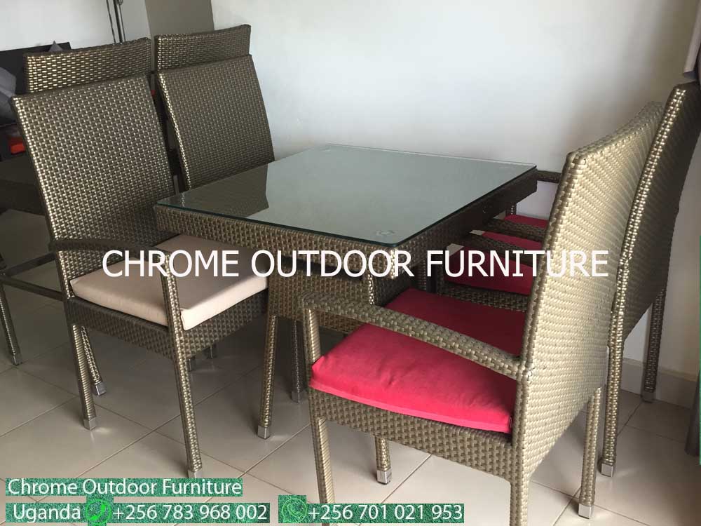 Outdoor Furniture for Sale in Kampala Uganda. Rattan Patio/Garden, Home, Hotel, Restaurant, Bar Outddor Furniture in Uganda. Chrome Outdoor Furniture Ltd Makes Outdoor/Garden/Patio Furniture in Categories of: Chairs, Dining Tables, Sofa Sets, Coffee Tables, Dining Chairs, Flower Vases, Sun Loungers, Outdoor Beds. Chrome Outdoor Furniture Ltd, Leading Furniture Manufacturer And Supplier of Quality Garden And Outdoor Furniture Products in Kampala Uganda, East Africa. furnitureug.com