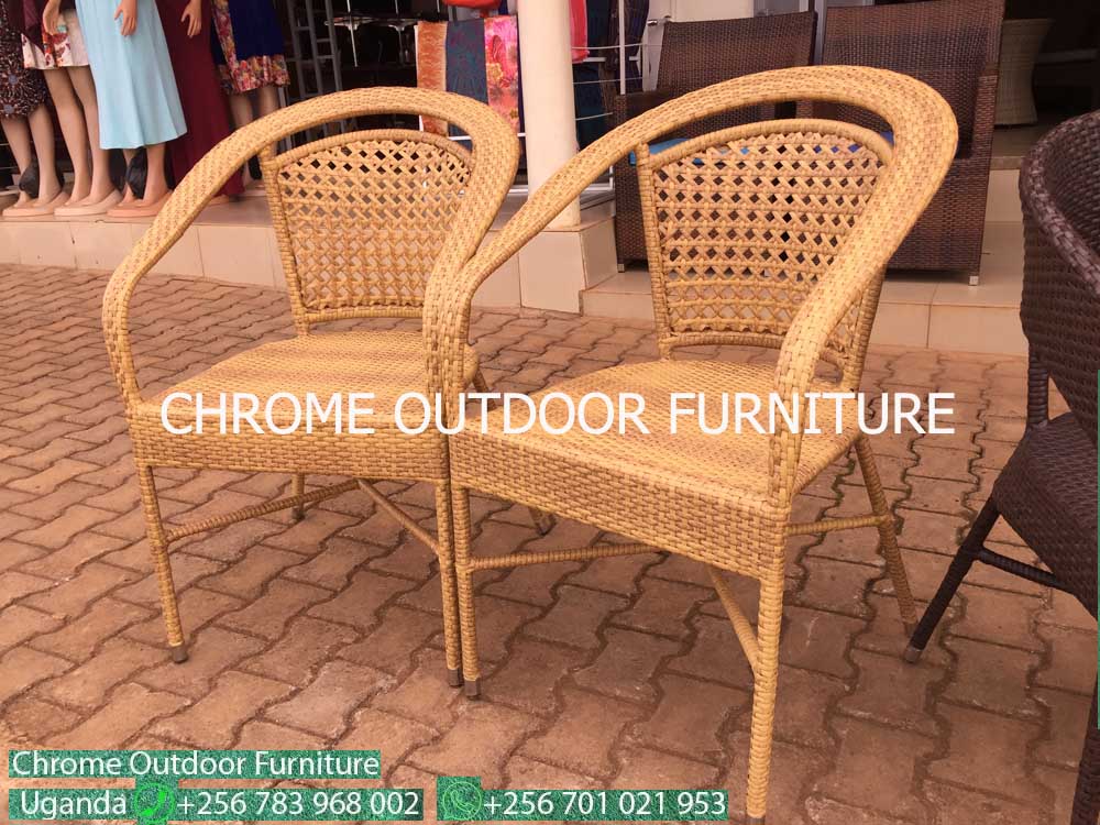 Outdoor Furniture for Sale in Kampala Uganda. Rattan Patio/Garden, Home, Hotel, Restaurant, Bar Outddor Furniture in Uganda. Chrome Outdoor Furniture Ltd Makes Outdoor/Garden/Patio Furniture in Categories of: Chairs, Dining Tables, Sofa Sets, Coffee Tables, Dining Chairs, Flower Vases, Sun Loungers, Outdoor Beds. Chrome Outdoor Furniture Ltd, Leading Furniture Manufacturer And Supplier of Quality Garden And Outdoor Furniture Products in Kampala Uganda, East Africa. furnitureug.com