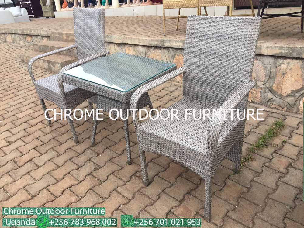 Outdoor Furniture for Sale in Kampala Uganda. Rattan Patio/Garden, Home, Hotel, Restaurant, Bar Outddor Furniture in Uganda. Chrome Outdoor Furniture Ltd Makes Outdoor/Garden/Patio Furniture in Categories of: Chairs, Dining Tables, Sofa Sets, Coffee Tables, Dining Chairs, Flower Vases, Sun Loungers, Outdoor Beds. Chrome Outdoor Furniture Ltd, Leading Furniture Manufacturer And Supplier of Quality Garden And Outdoor Furniture Products in Kampala Uganda, East Africa. furnitureug.com