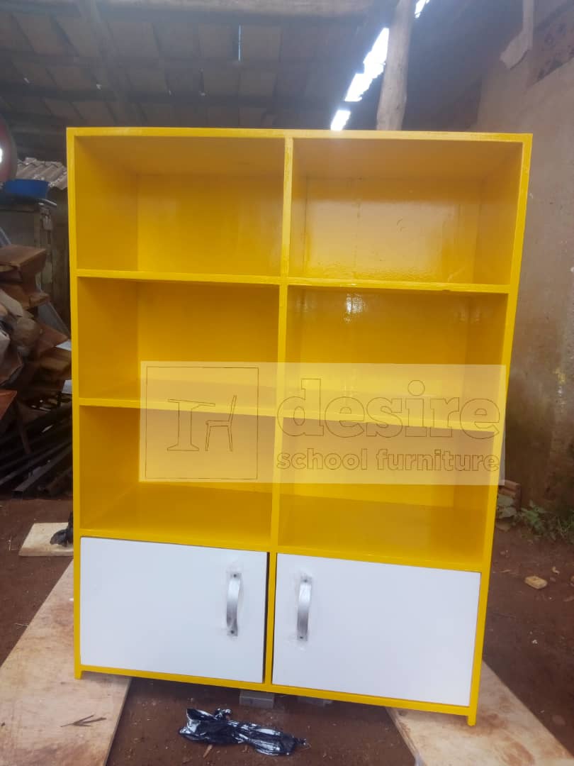 School Shelves for Sale in Kampala Uganda. Desire School Furniture Ltd Makes School Shelves for Kindergarten/ Pre-school, Primary, Secondary, Colleges, Higher Institutions of Learning/Tertiary Institutions And Universities in Uganda. Desire School Furniture Ltd, Leading Furniture Manufacturer And Supplier of Quality School Furniture Products in Kampala Uganda, East Africa. furnitureug.com