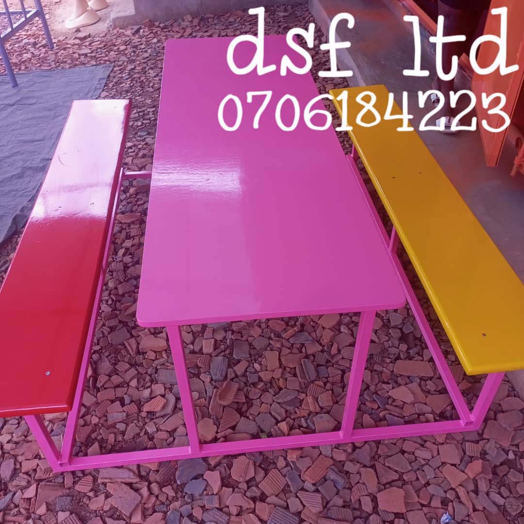 School Table-Bench for Sale in Kampala Uganda. Desire School Furniture Ltd Makes School Table-Benches for Kindergarten/ Pre-school, Primary, Secondary, Colleges, Higher Institutions of Learning/Tertiary Institutions And Universities in Uganda. Desire School Furniture Ltd, Leading Furniture Manufacturer And Supplier of Quality School Furniture Products in Kampala Uganda, East Africa. furnitureug.com