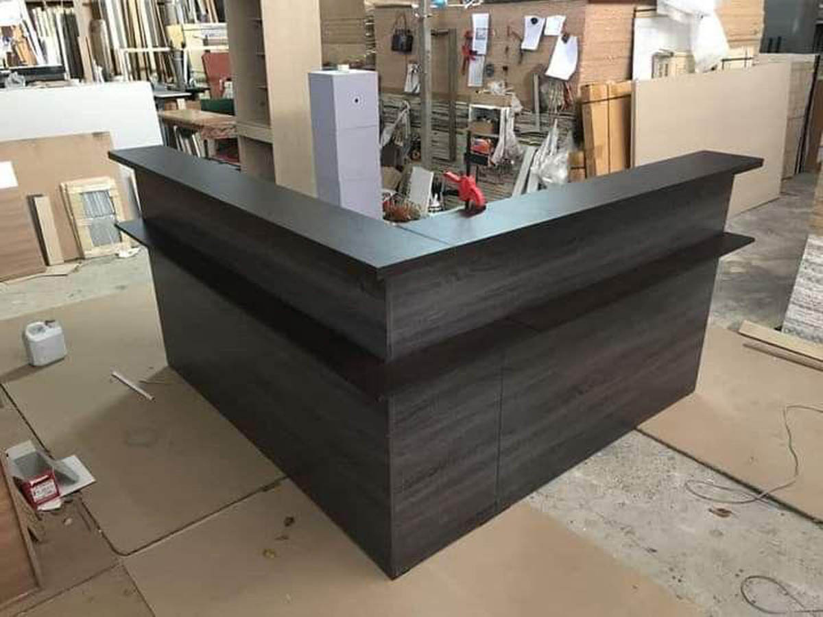 Reception Counters for Sale in Kampala Uganda. Reception Deks, Office Furniture Store in Uganda. Timber King Uganda, Leading Manufacturer And Supplier of Custom Made Wood Furniture Products in Kampala Uganda, East Africa. furnitureug.com