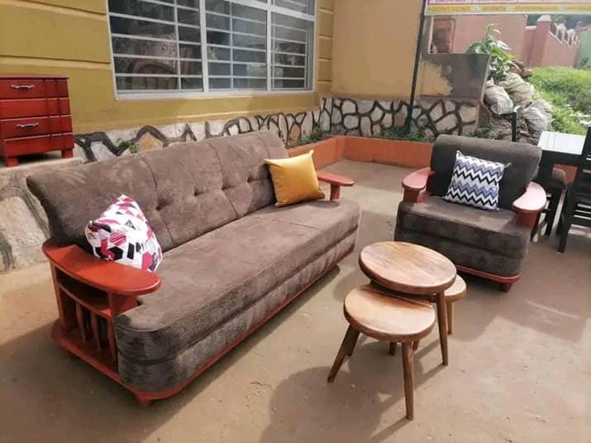 Sofa Sets for Sale in Kampala Uganda. Custom Made Wooden And Fabric Sofa Sets Uganda. Virgin Wood Works And Furniture Ltd, Leading Manufacturer And Supplier of Wood Furniture Products in Kampala Uganda, East Africa. furnitureug.com
